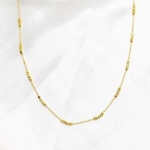 Beaded Gold Layering Chain
